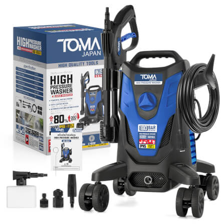 เครื่องฉีดน้ำแรงดันสูง TOMA JAPAN รุ่น BD-955X 180 บาร์ 2400 วัตต์_7